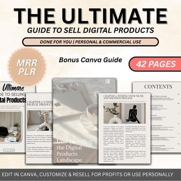 Title: Ultimate Guide to Selling Digital Products – Boost Sales & Passive Income with PLR and MRR Rights