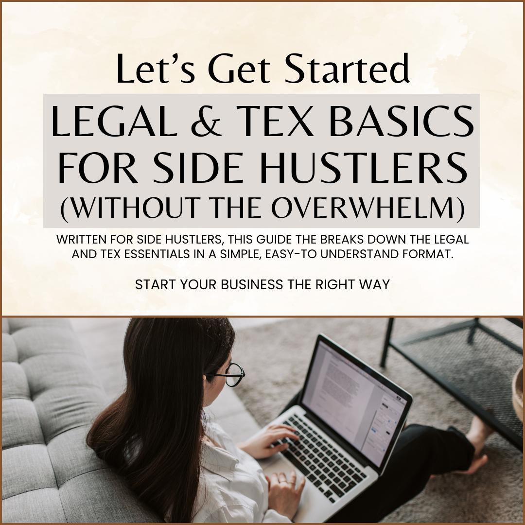 Legal and Financial Clarity for Side Hustlers: A Step-by-Step Guide