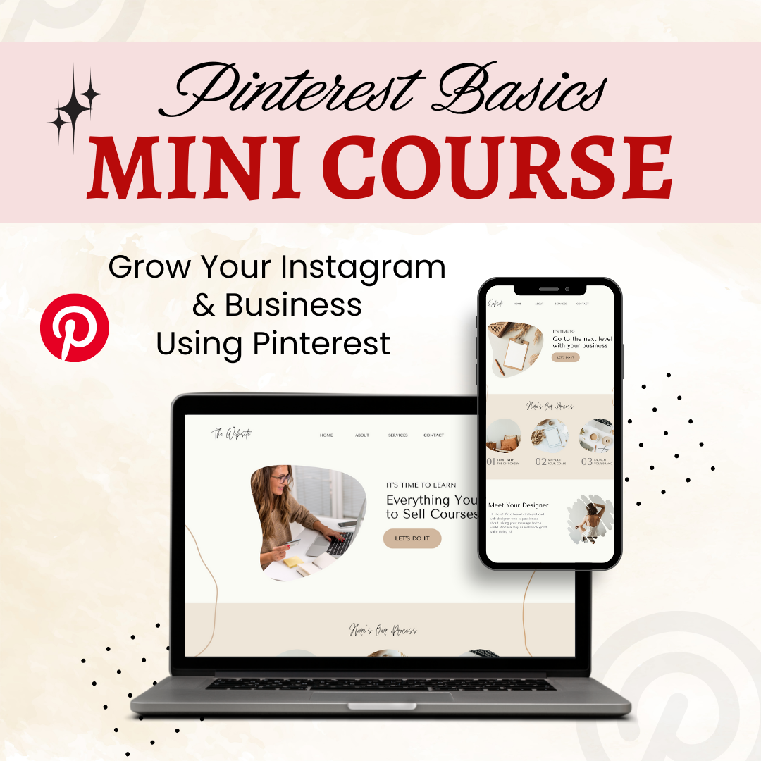 Pinterest Basics Mini Course | Drive Traffic & Sales with Pinterest Marketing