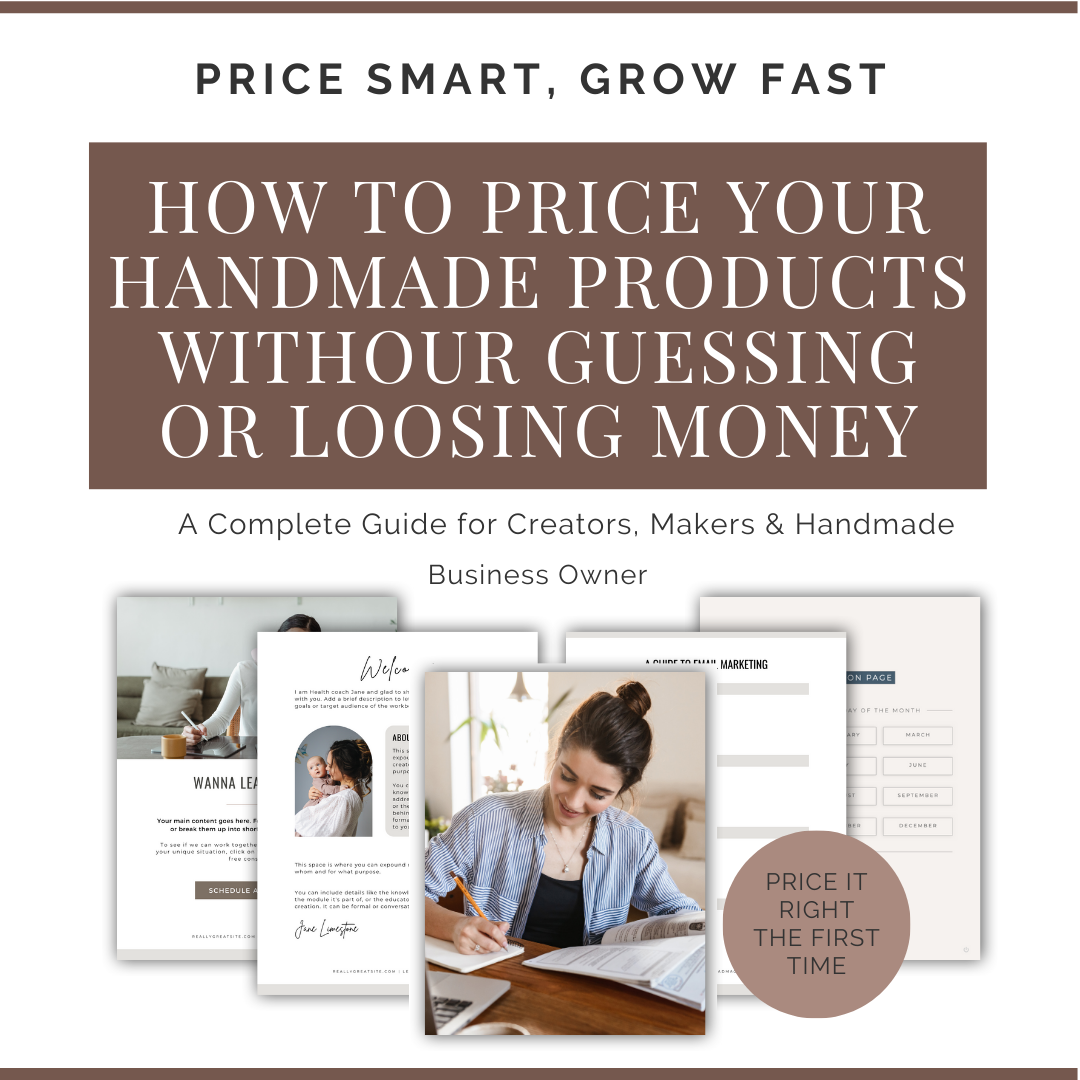 Price Smart, Grow Fast: Your Guide to Profitable Handmade Success