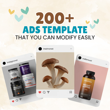 500+ Static Ad Canva Templates | Meta & Facebook Ads | Email Marketing Creatives & Shopify CRO Bundle
