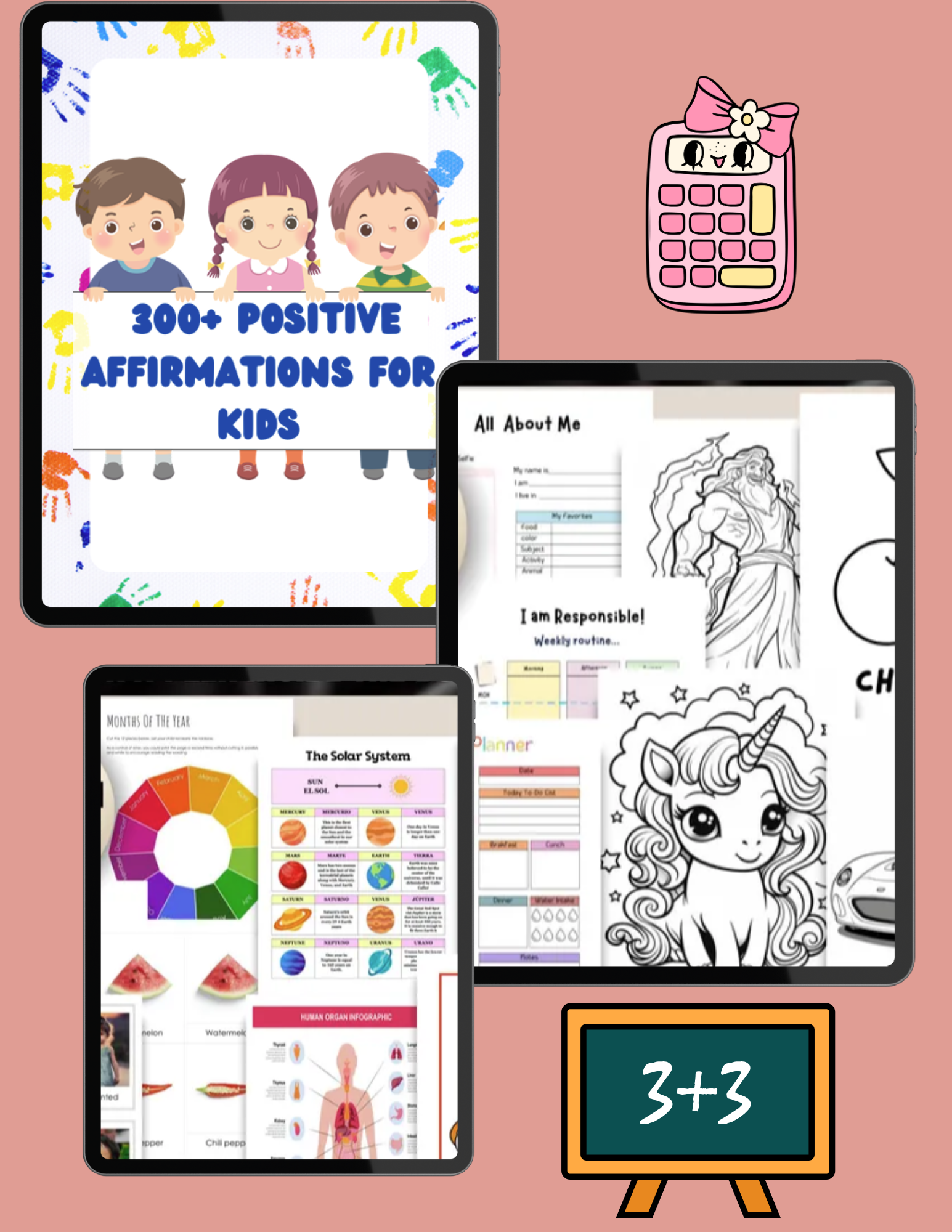 10,000+ Kids Educational Printables Bundle | Worksheets, Posters, Journals & Activities (Digital Download)