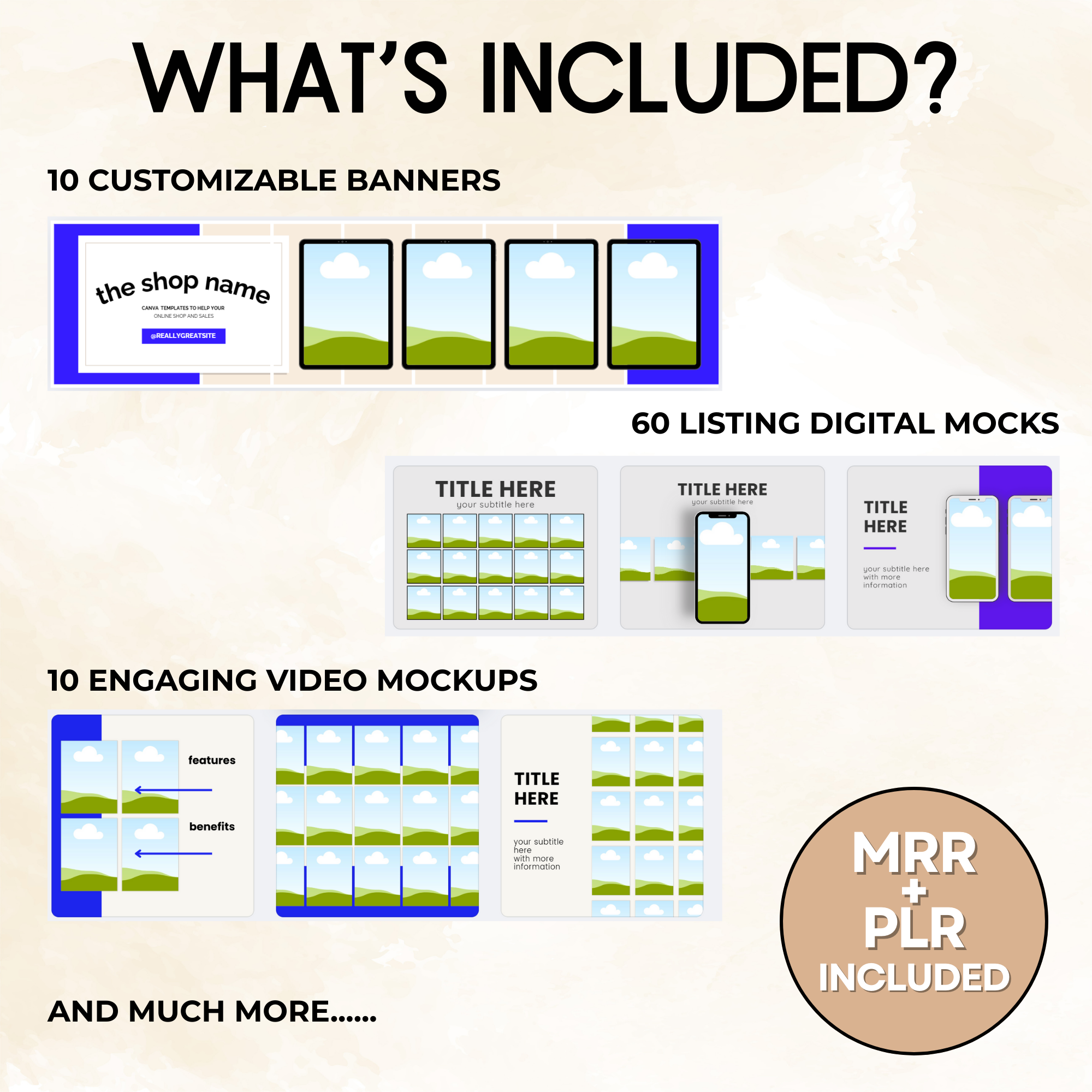 All-in-One Etsy Shop Kit | PLR + MRR Digital Product Bundle | DFY Etsy Planner with Master Resell Rights
