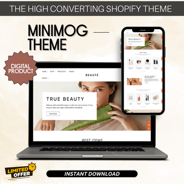 Minimog High-Converting Shopify Theme – Fast, Modern & Responsive Template