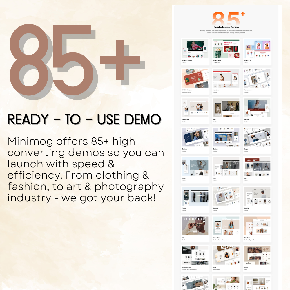 Minimog High-Converting Shopify Theme – Fast, Modern & Responsive Template