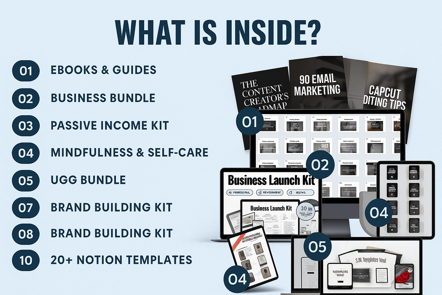 The Ultimate Digital Success Bundle: Passive Income, Templates & Courses!