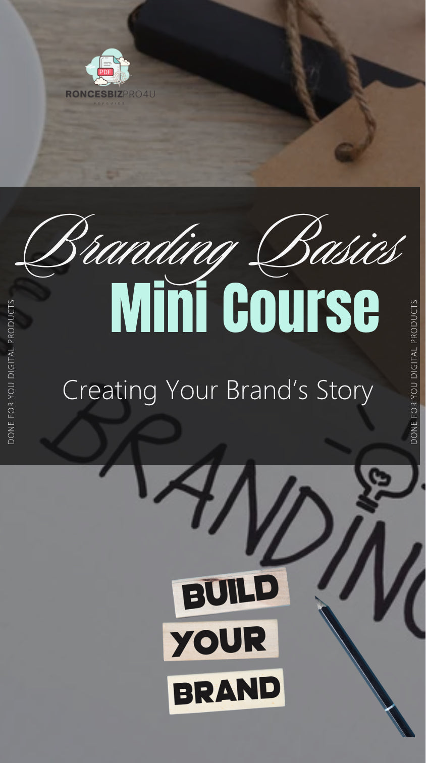 Branding Basics Mini Course – Build a Brand That Stands Out  with Voice-Guided Training