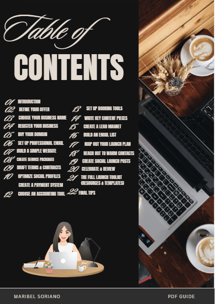 Launch with Clarity: A Minimalist Guide to Starting Your Business - RoncesBizPro4U-PDFGuide