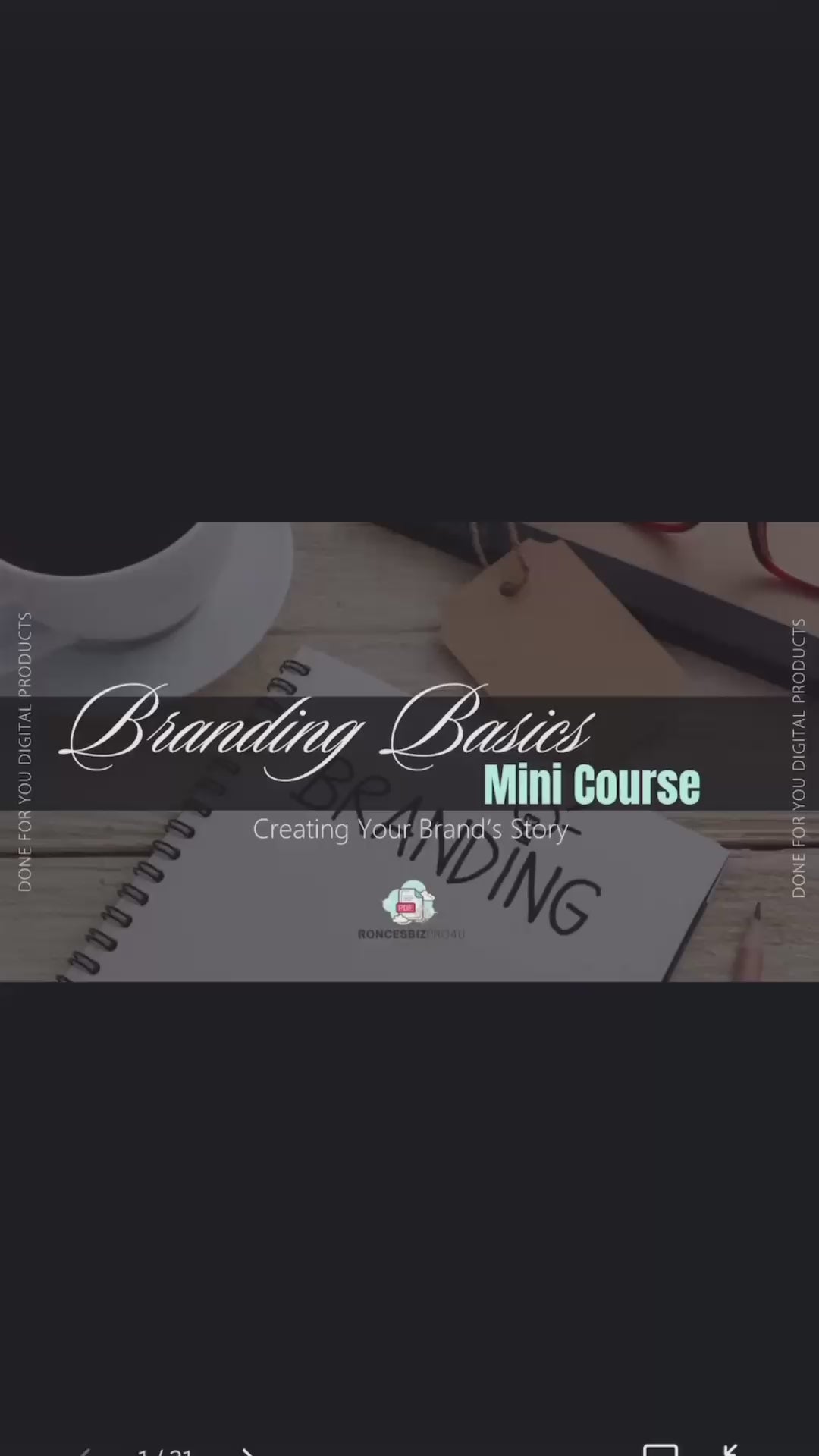Branding Basics Mini Course – Build a Brand That Stands Out  with Voice-Guided Training