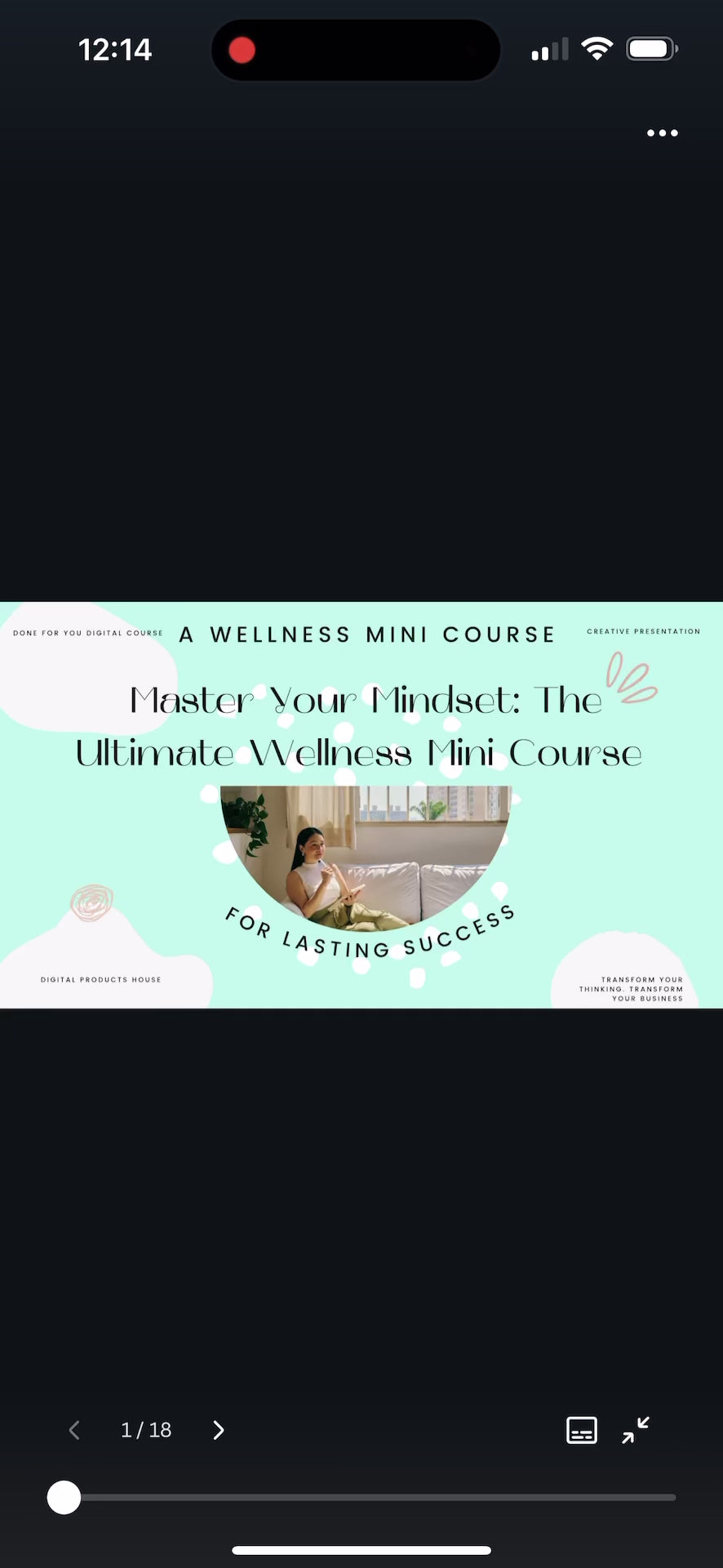 Master Your Mindset: The Ultimate Wellness Mini Course | Build Confidence & Balance  with Voice-Guided Training