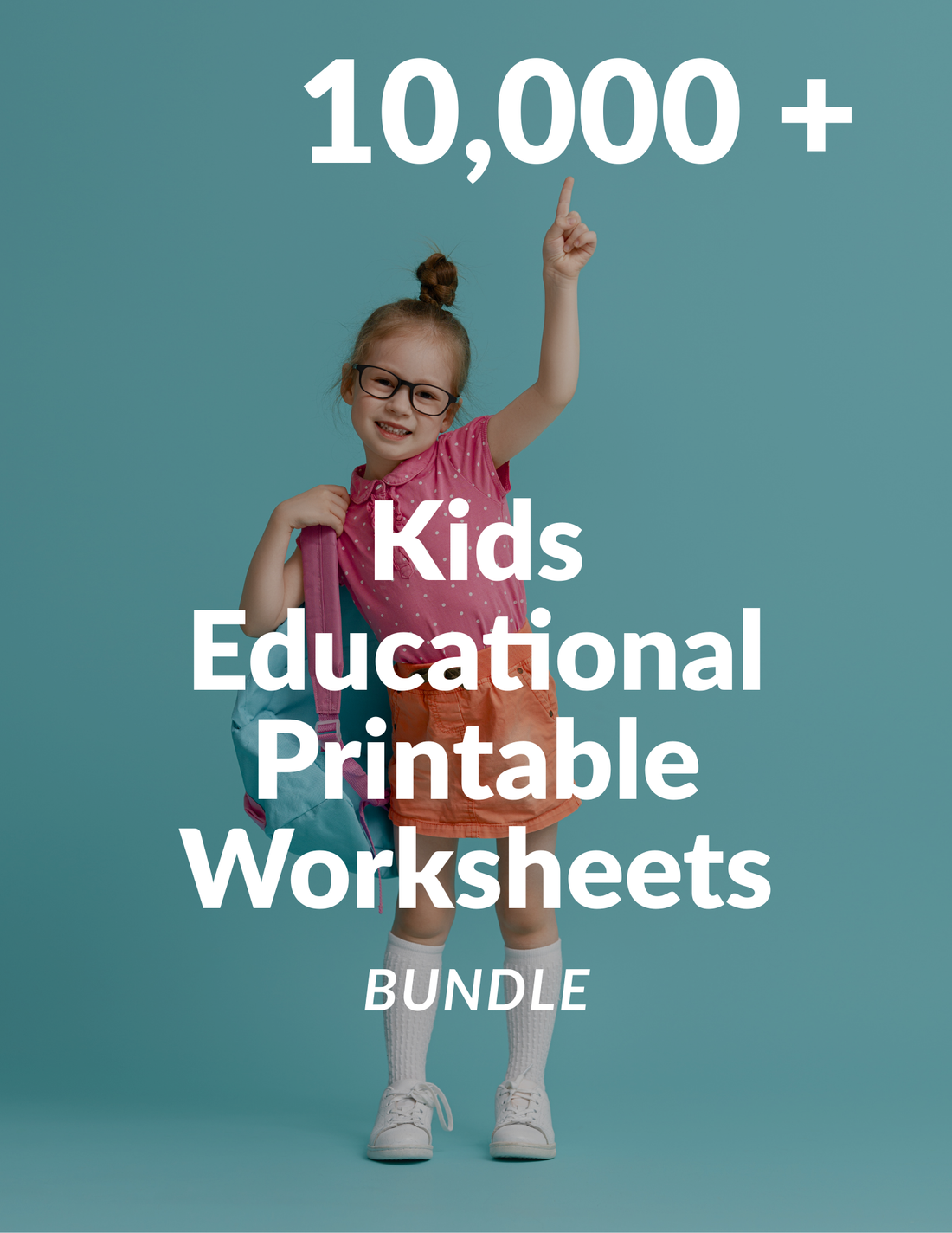 10,000+ Kids Educational Printables Bundle | Worksheets, Posters, Journals & Activities (Digital Download)