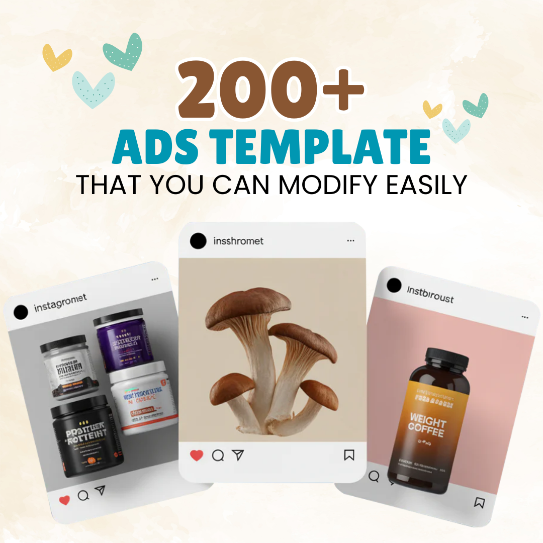 500+ Static Ad Canva Templates | Meta & Facebook Ads | Email Marketing Creatives & Shopify CRO Bundle