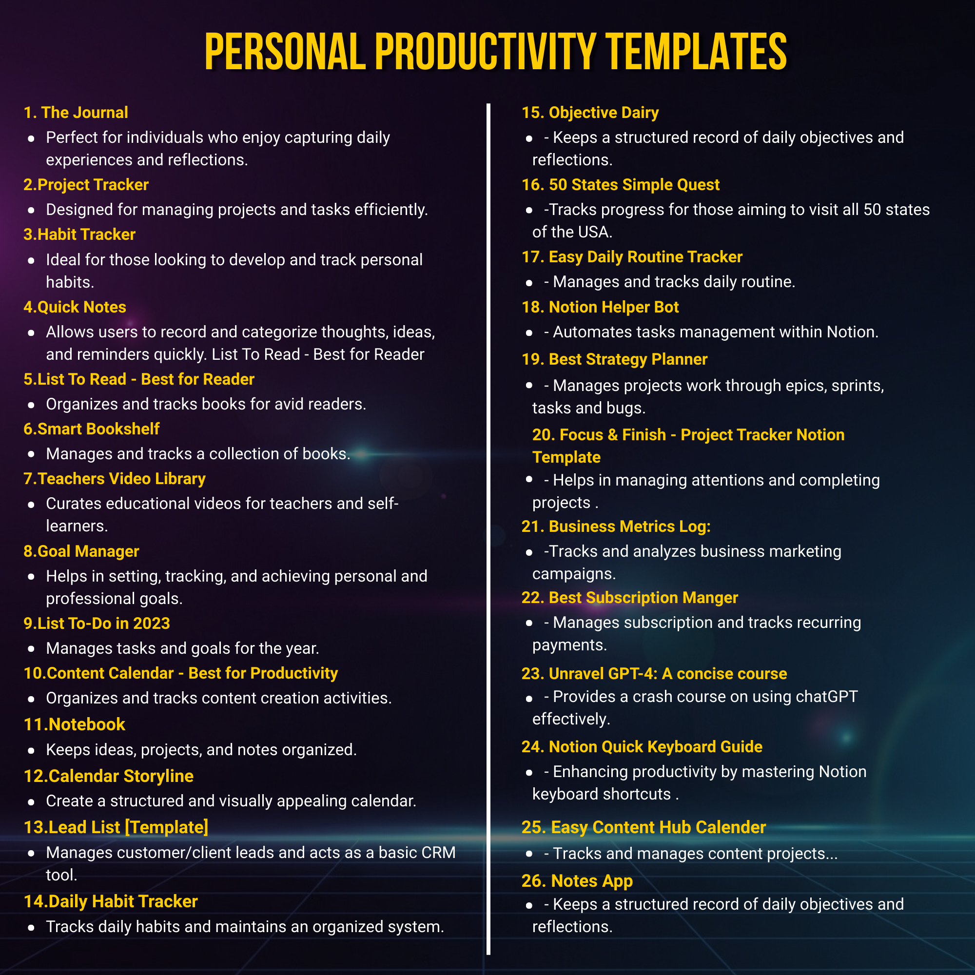 Ultimate 500+ Notion Templates Bundle – Productivity & Organization Collection with Master Resell Rights (MRR).