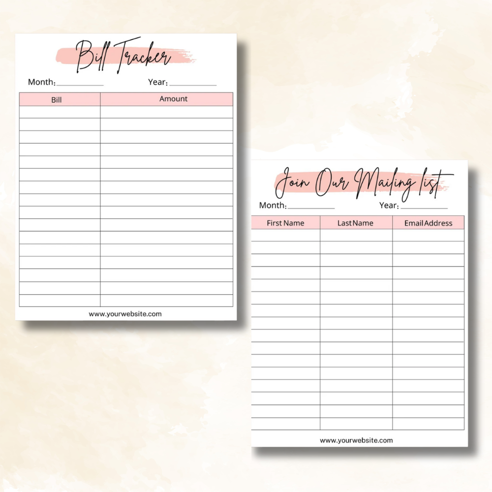 Editable Craft Market Templates | Small Business Signage Pack with Order Form, Price List & QR Code Payment Template
