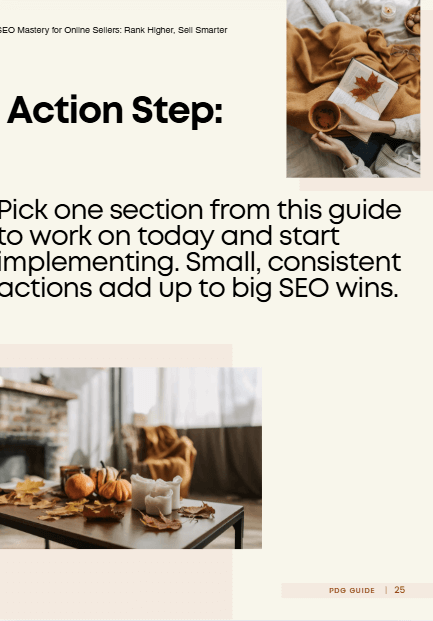 SEO Mastery for Online Sellers: Rank Higher, Sell Smarter - RoncesBizPro4U-PDFGuide