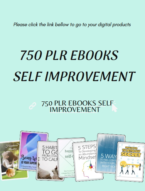 750 Self Improve E-Books