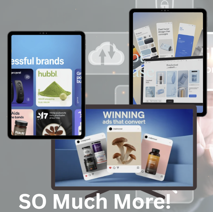 500+ Static Ad Canva Templates | Meta & Facebook Ads | Email Marketing Creatives & Shopify CRO Bundle