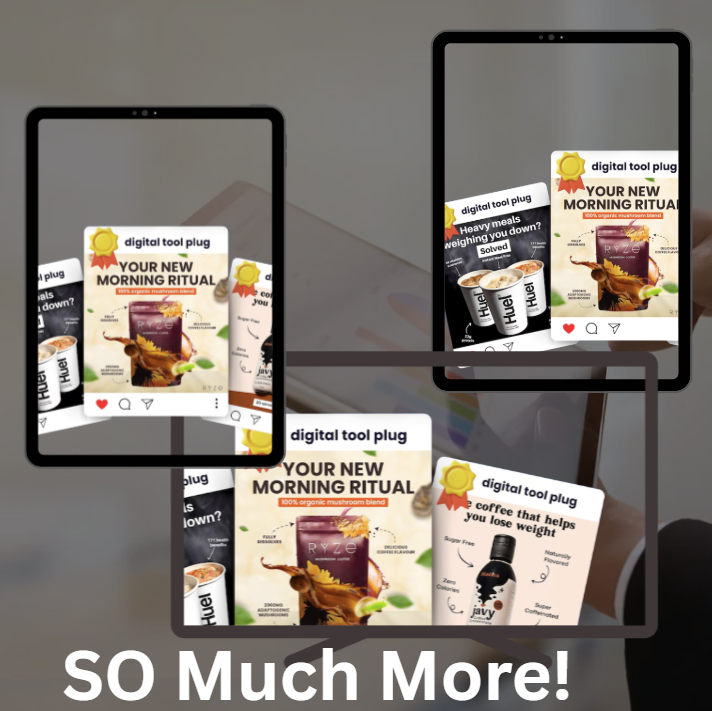 500+ Static Ad Canva Templates | Meta & Facebook Ads | Email Marketing Creatives & Shopify CRO Bundle
