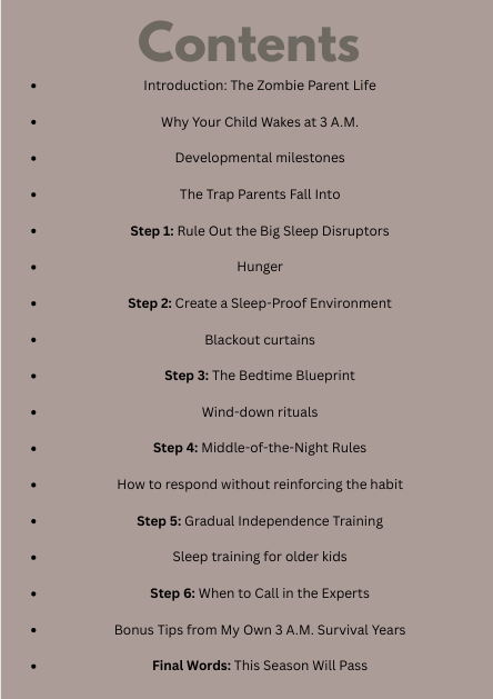 How I Got  My Baby to  Stop Waking Me at 3 A.M.  Every Night
