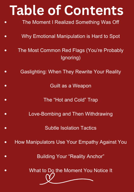 How to Tell if You’re Being Emotionally Manipulated – Recognize, Protect, and Reclaim Your Power