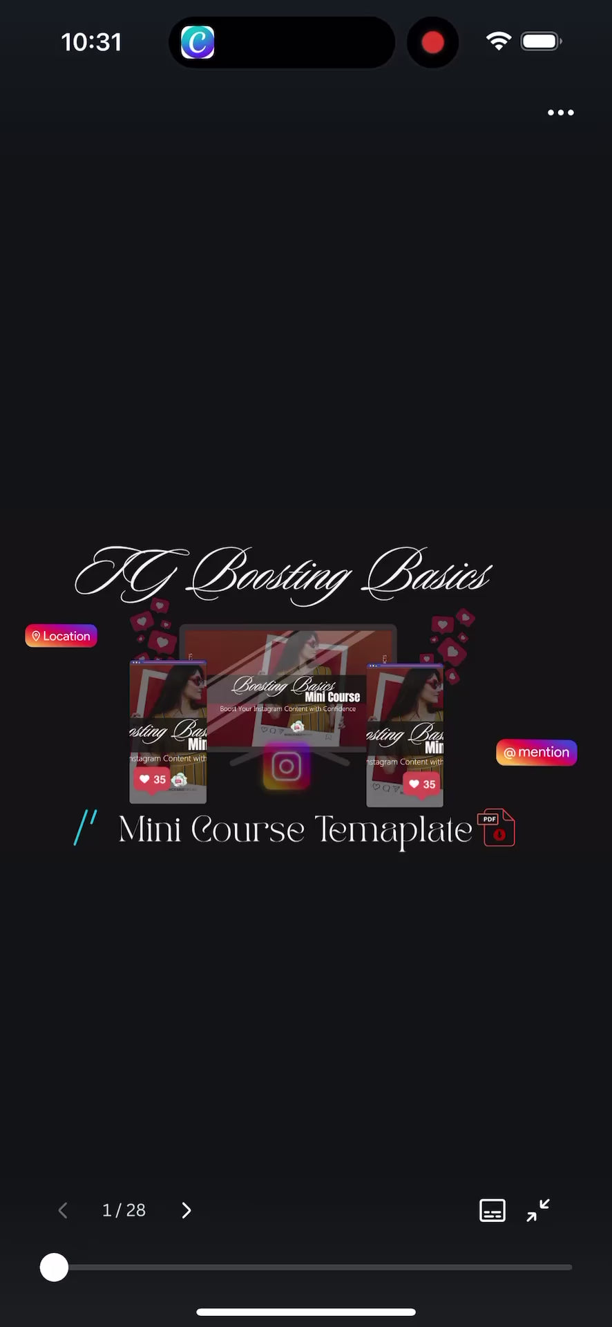 Boosting Content on Instagram Mini Course