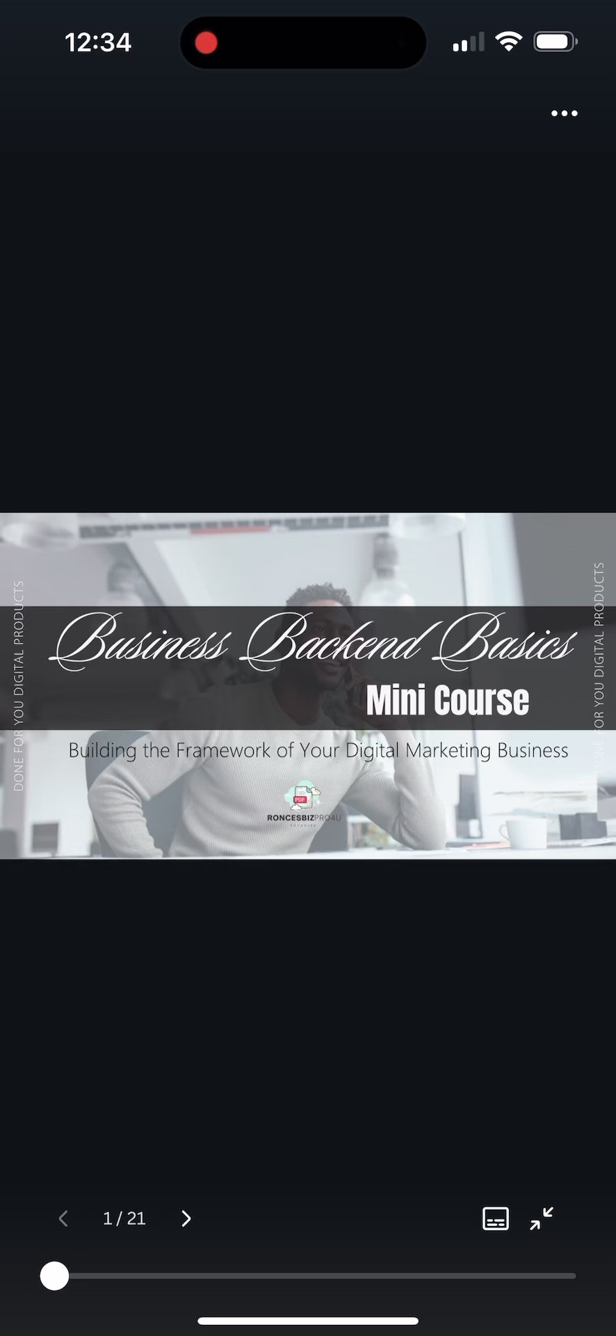 Business Backend Basics Mini Course | Streamline & Organize Your Business  with Voice-Guided Training